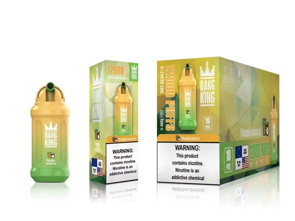 Bang King 12000  - Pineapple Coconut Ice (Pack x10)
