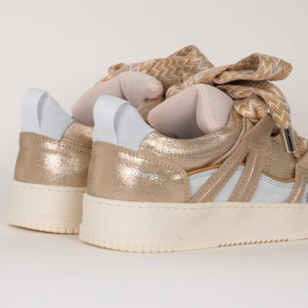 BASKETS SEMELLE COMPENSÉE INNA A241 - OR - Image 3