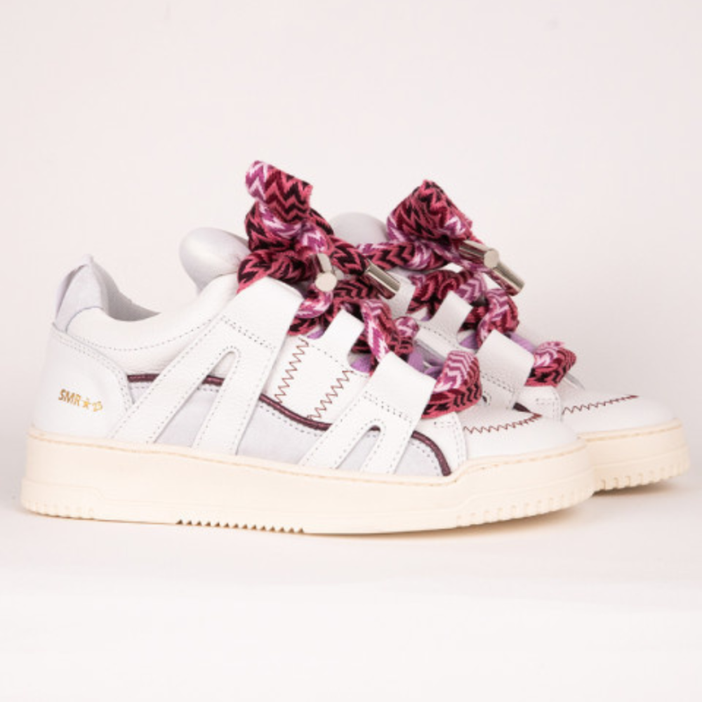 BASKETS SEMELLE COMPENSÉE INNA A241 - FUSHIA - Image 3