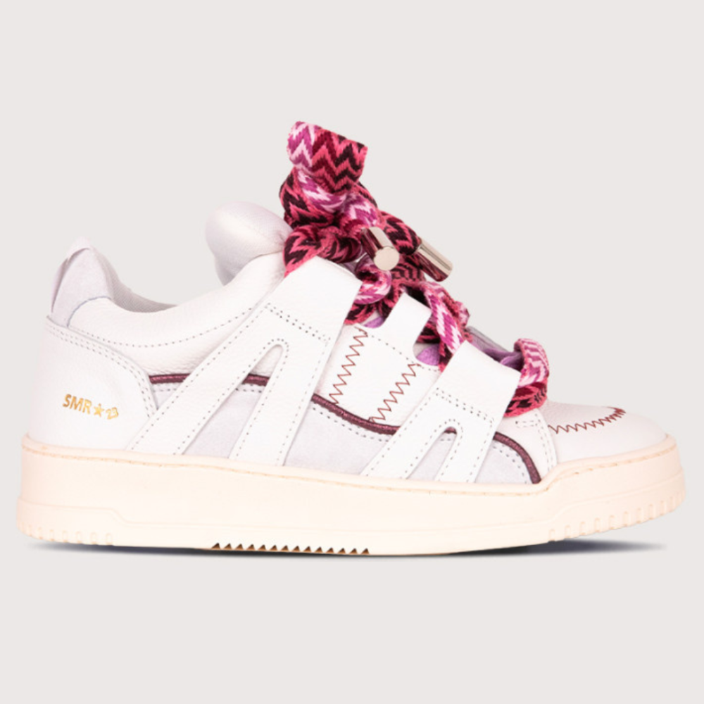 BASKETS SEMELLE COMPENSÉE INNA A241 - FUSHIA