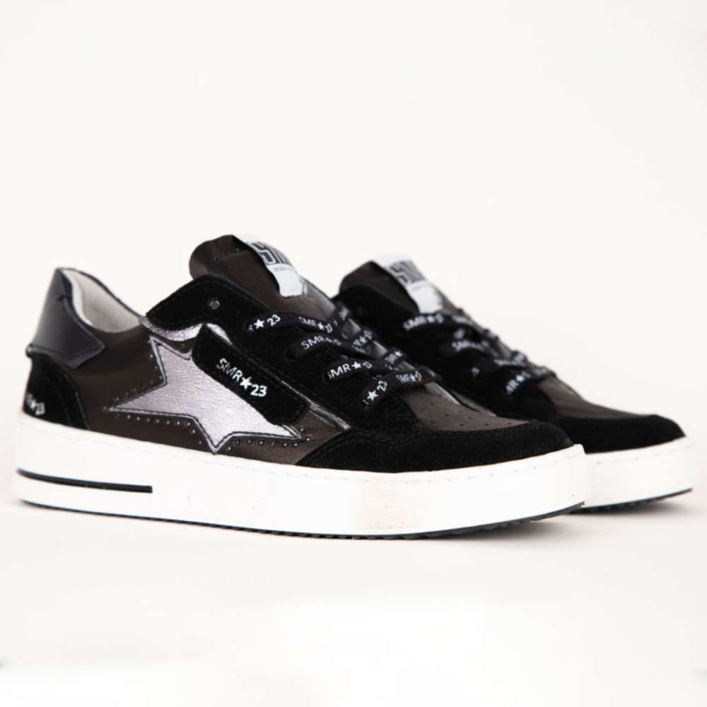 BASKETS BASSES NOIRES ALE A614 - Image 2