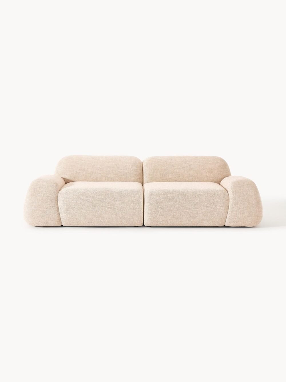 Wolke 3-seater modular sofa in bouclette